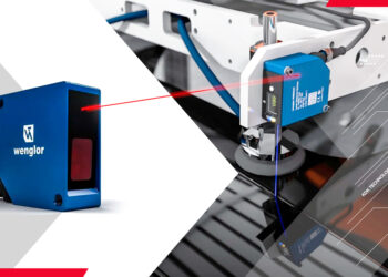 Sensores con triangulación láser de wenglor: medición de distancias de hasta 1000 mm con gran precisión.